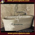 indoor large comfortable carved natural stone bathtub